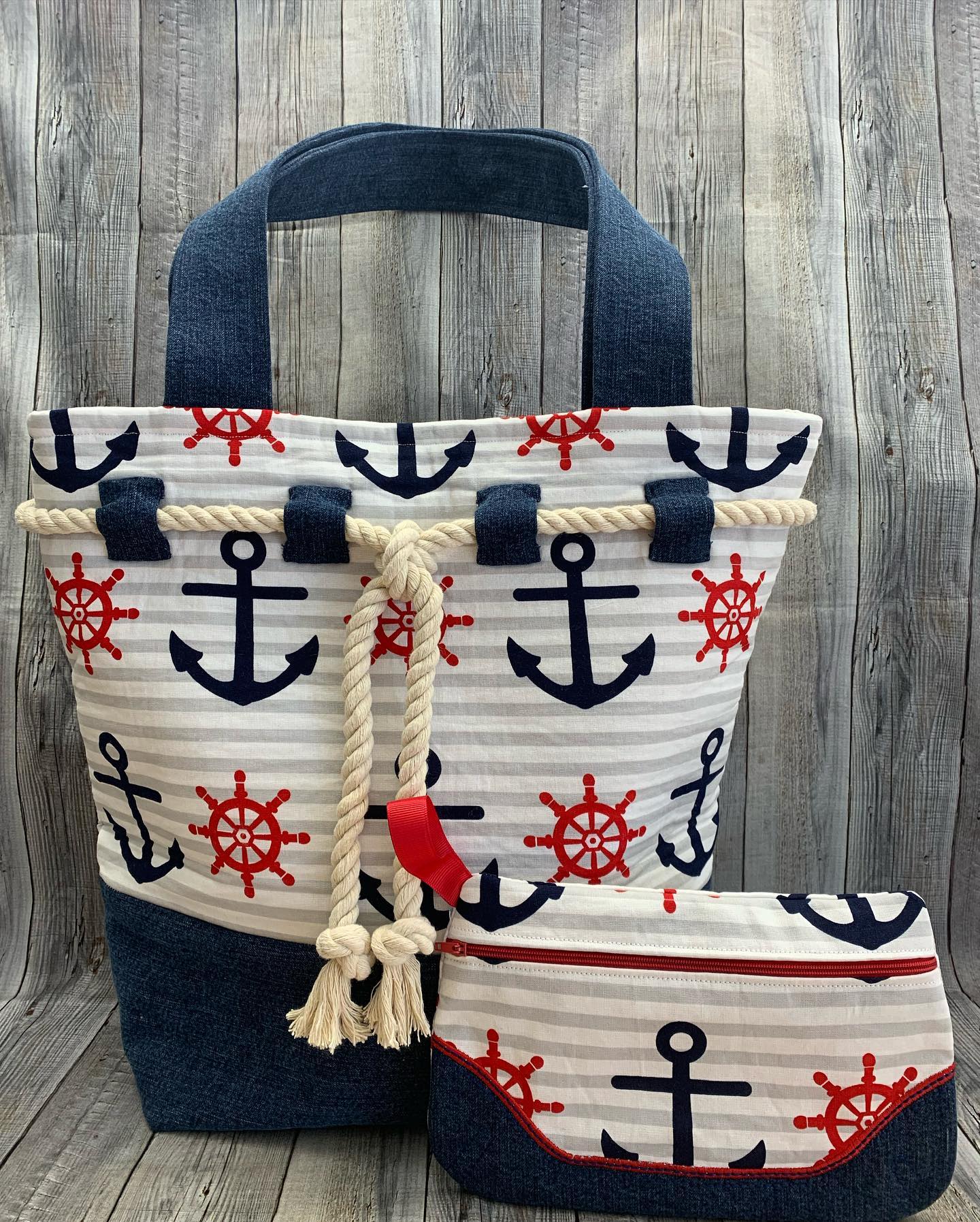 Nautical Theme Tote