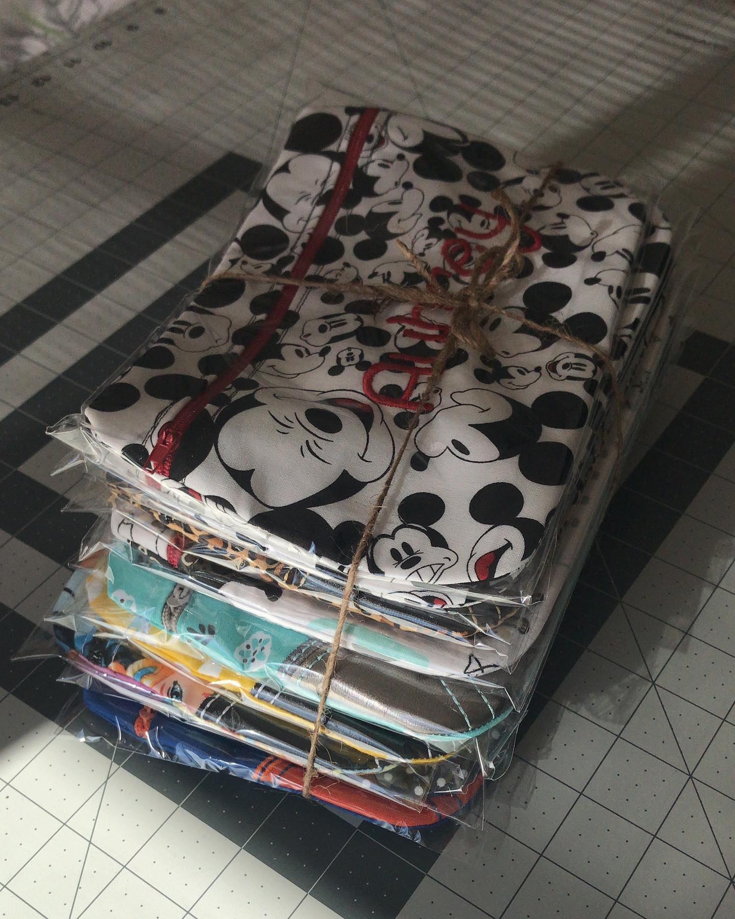 Personalized Zipper Pouch Set