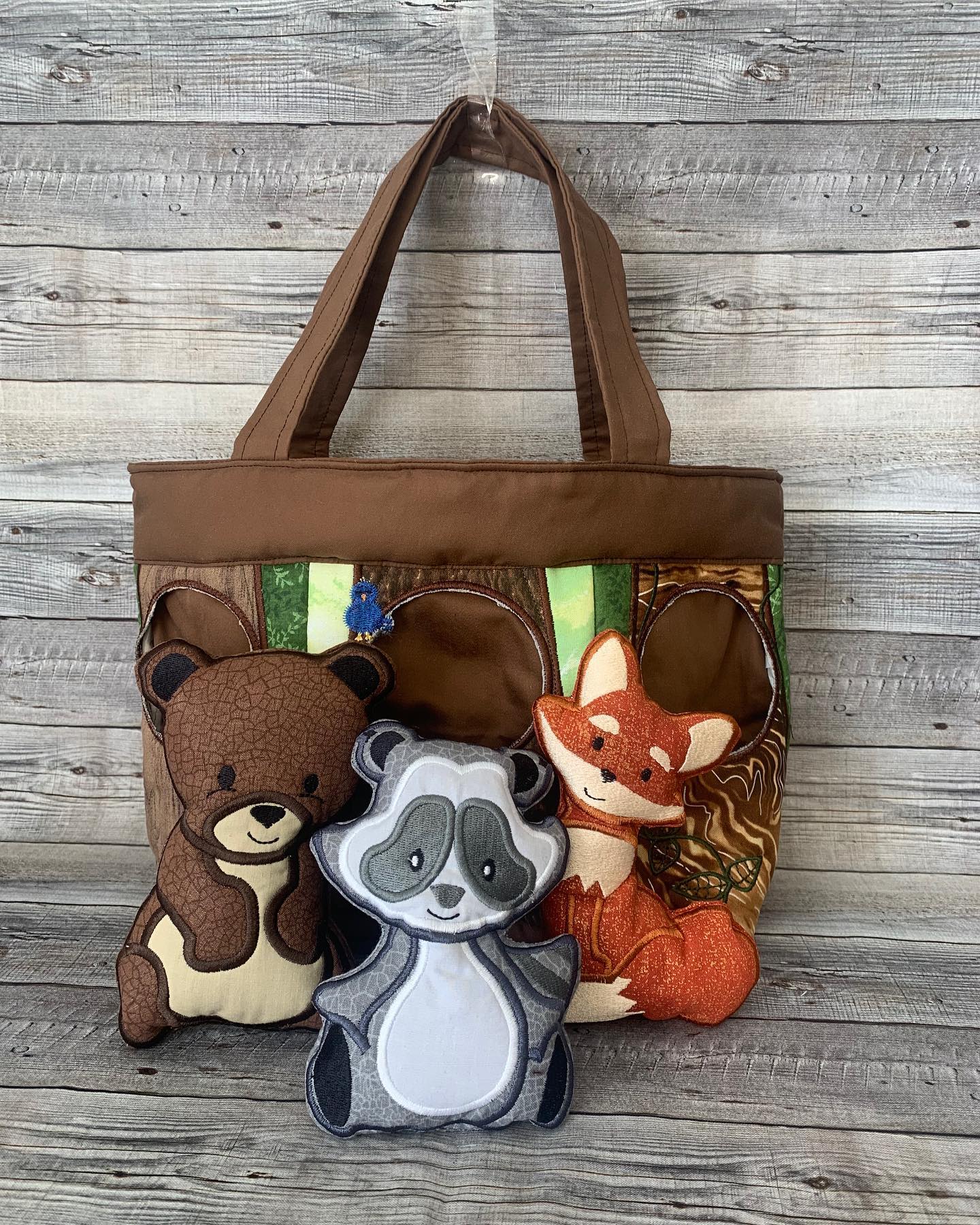 Woodland Animal Activity Tote