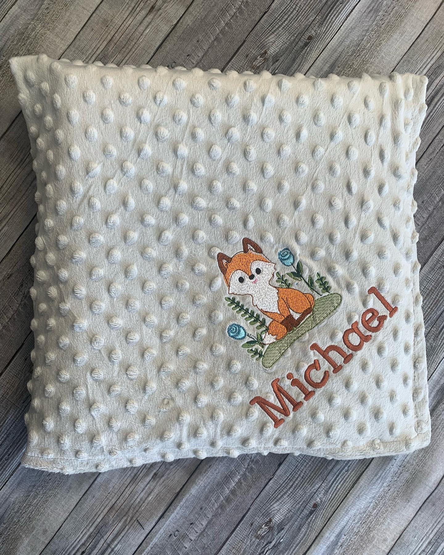 Personalized Minky Baby Blanket