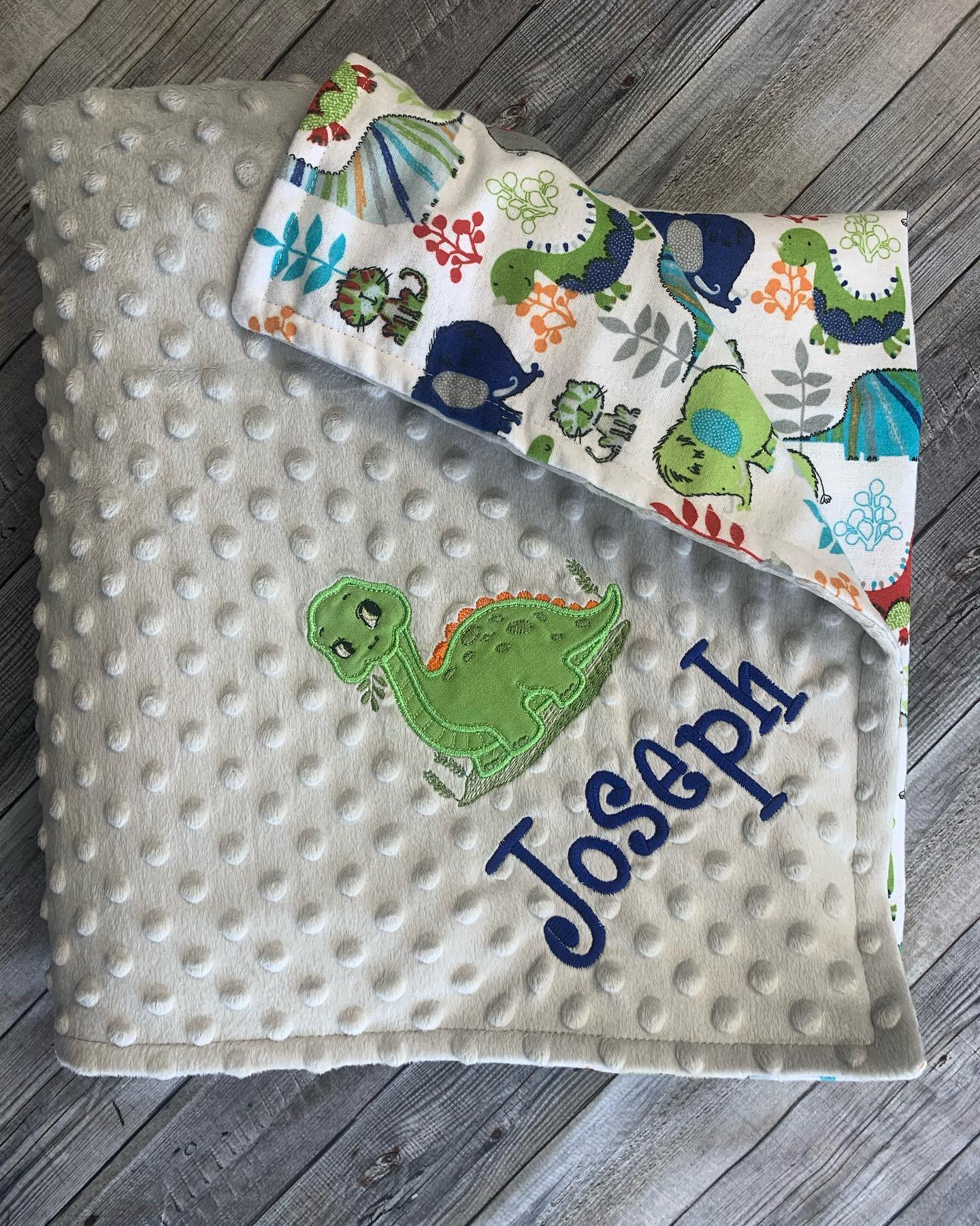 Personalized Minky Baby Blanket