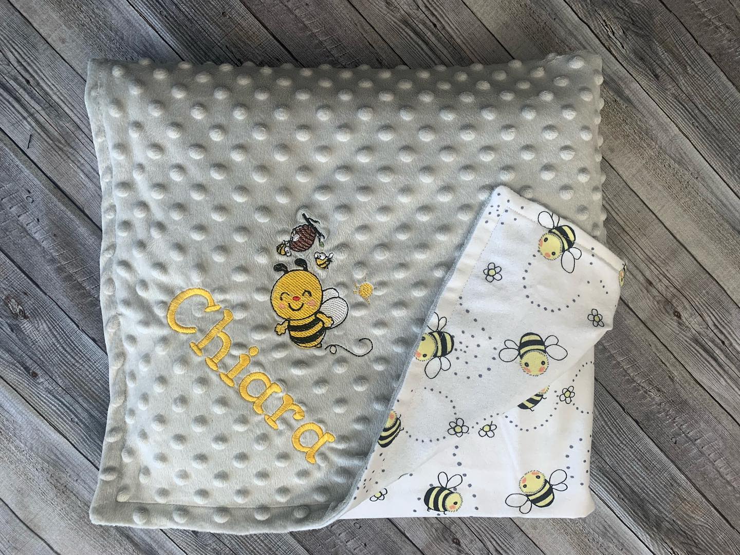 Personalized Minky Baby Blanket