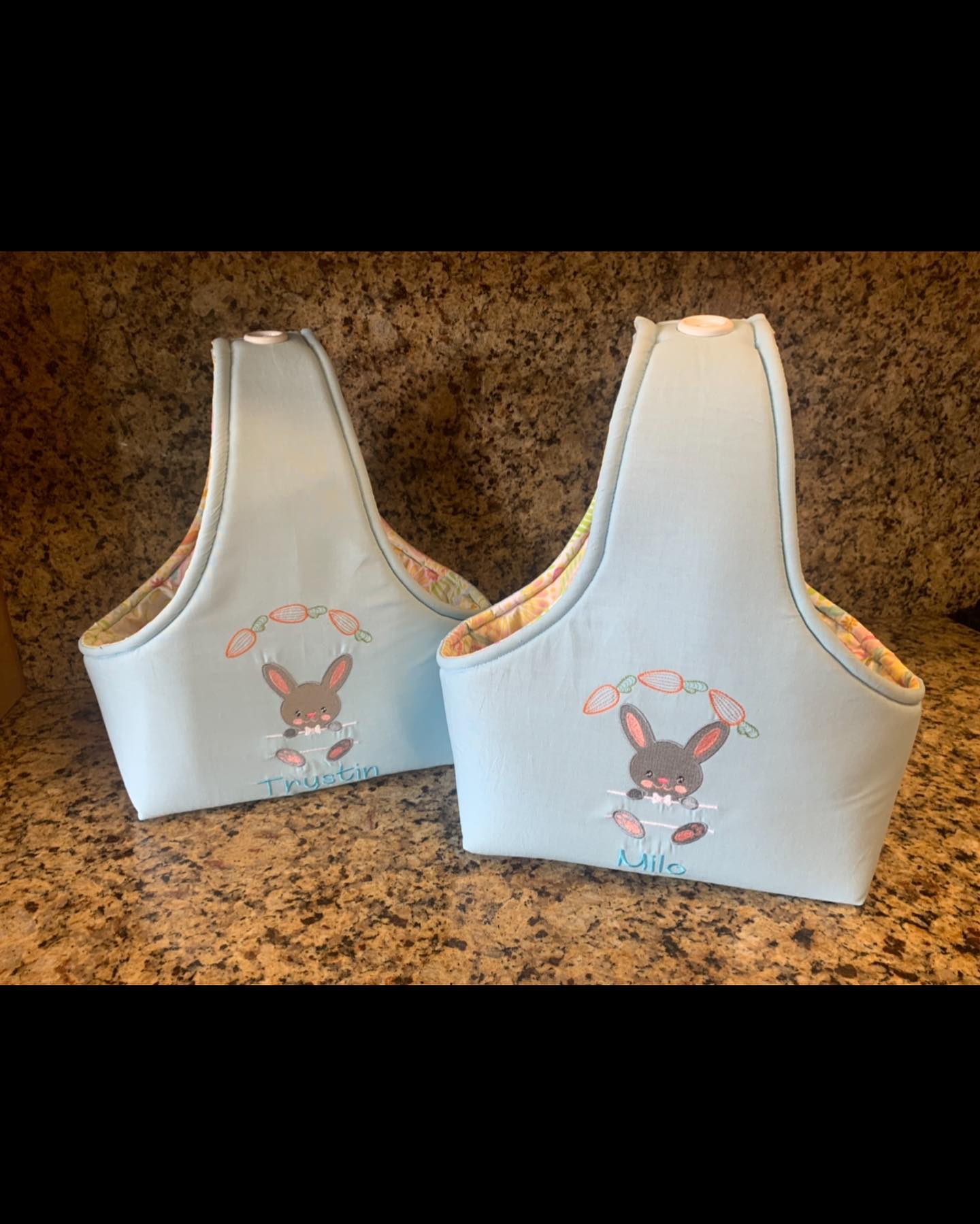 Personalized Easter Bunny Basket