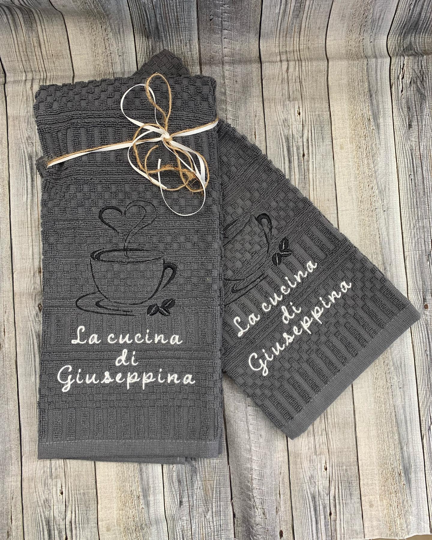 Personalized Kitchen Towel Set